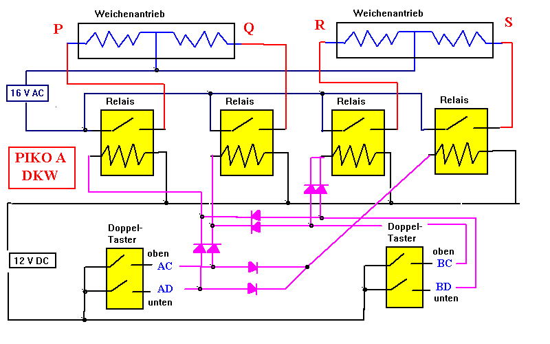 Schaltplan Piko Relais